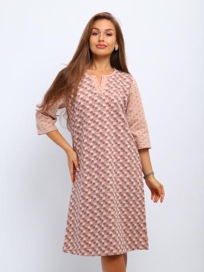 Сорочка теплая, футер с начесом (01060, бежевый) - фото 3