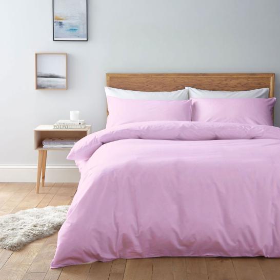 Наволочка поплин розовый - фото 1