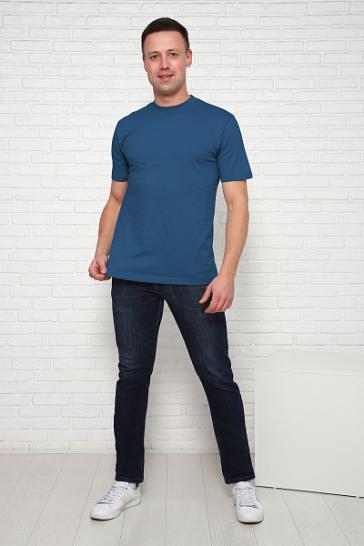 Футболка мужская (01036 вид 2, синий) - фото 1