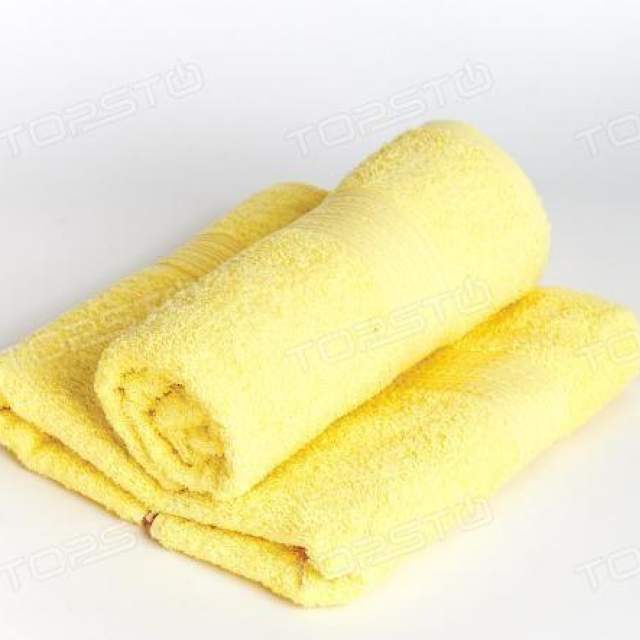 Полотенце махровое  лимонный - фото 1