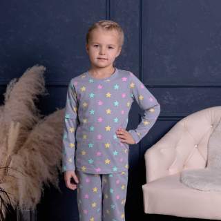 Пижама Чудо (детская) серый - фото 1