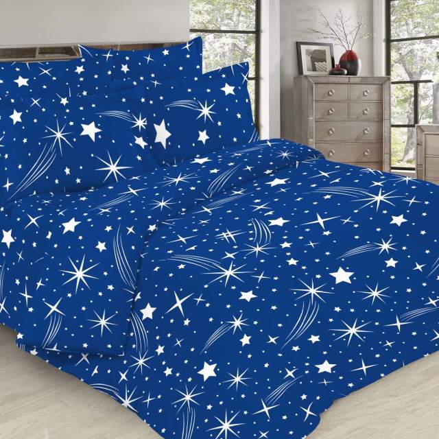 Ткань Звездная ночь Бязь ГОСТ 150 см  - фото 1