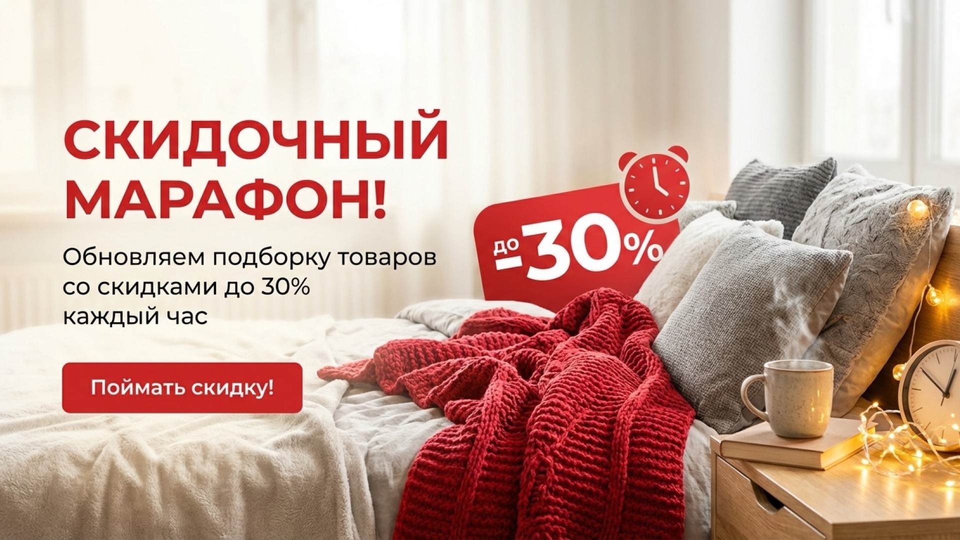 Марафон скидок: успей поймать!