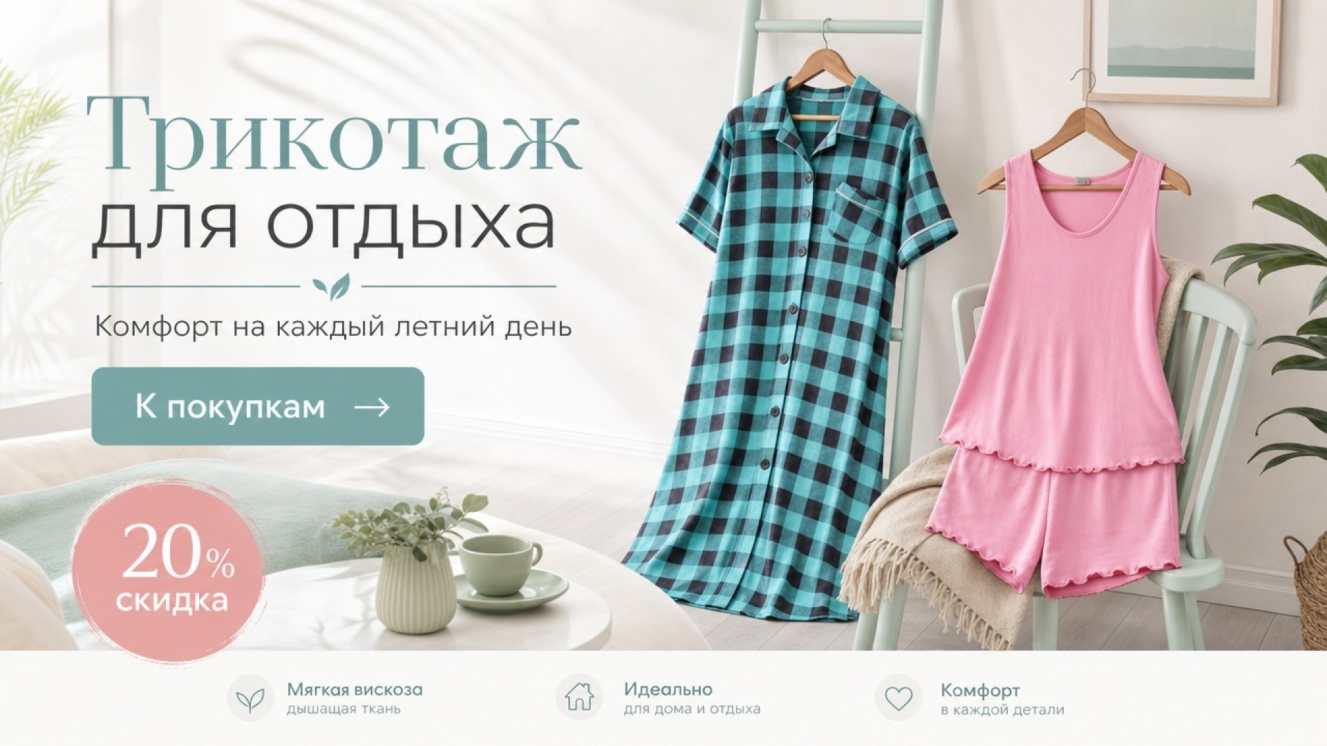 Трикотаж для отдыха
